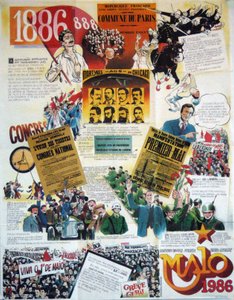 5月1日のスペイン語のポスター